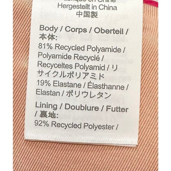 2/$15 NWT J. Crew Ribbed High-Rise Cheeky Bikini Bottom Hibiscus Pink Size XS - Picture 5 of 6